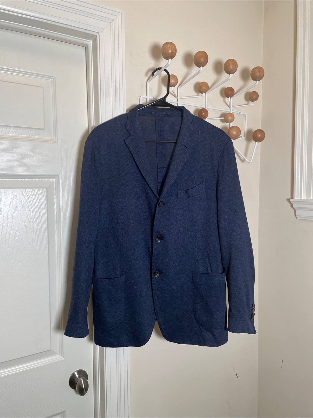 Lardini Loro Piana Light Weight Blazer Jacket Navy 54